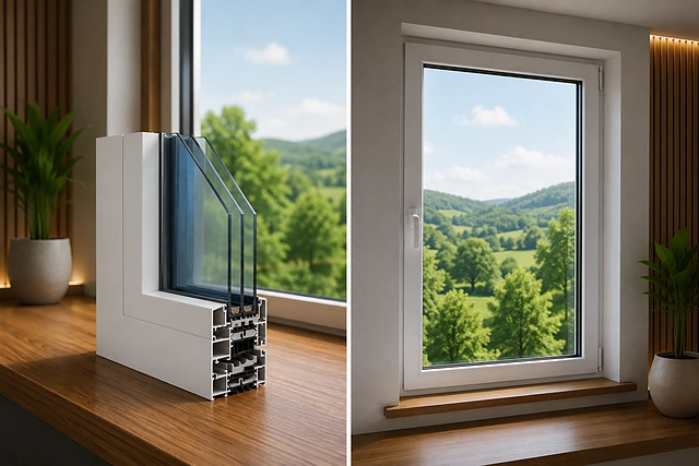 Finestra Smart in alluminio a taglio termico